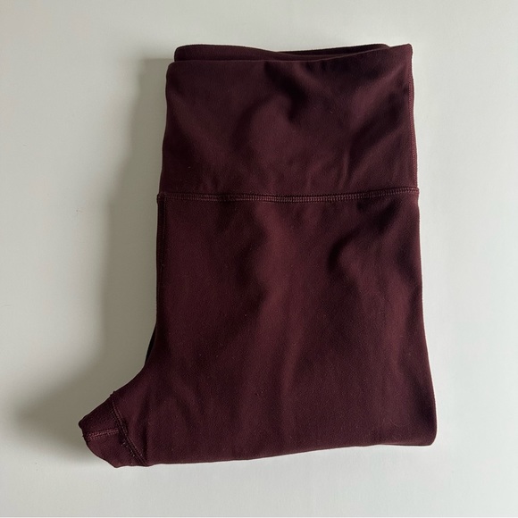 Athleta Elation Burgundy 7/8 legging - Picture 4 of 5